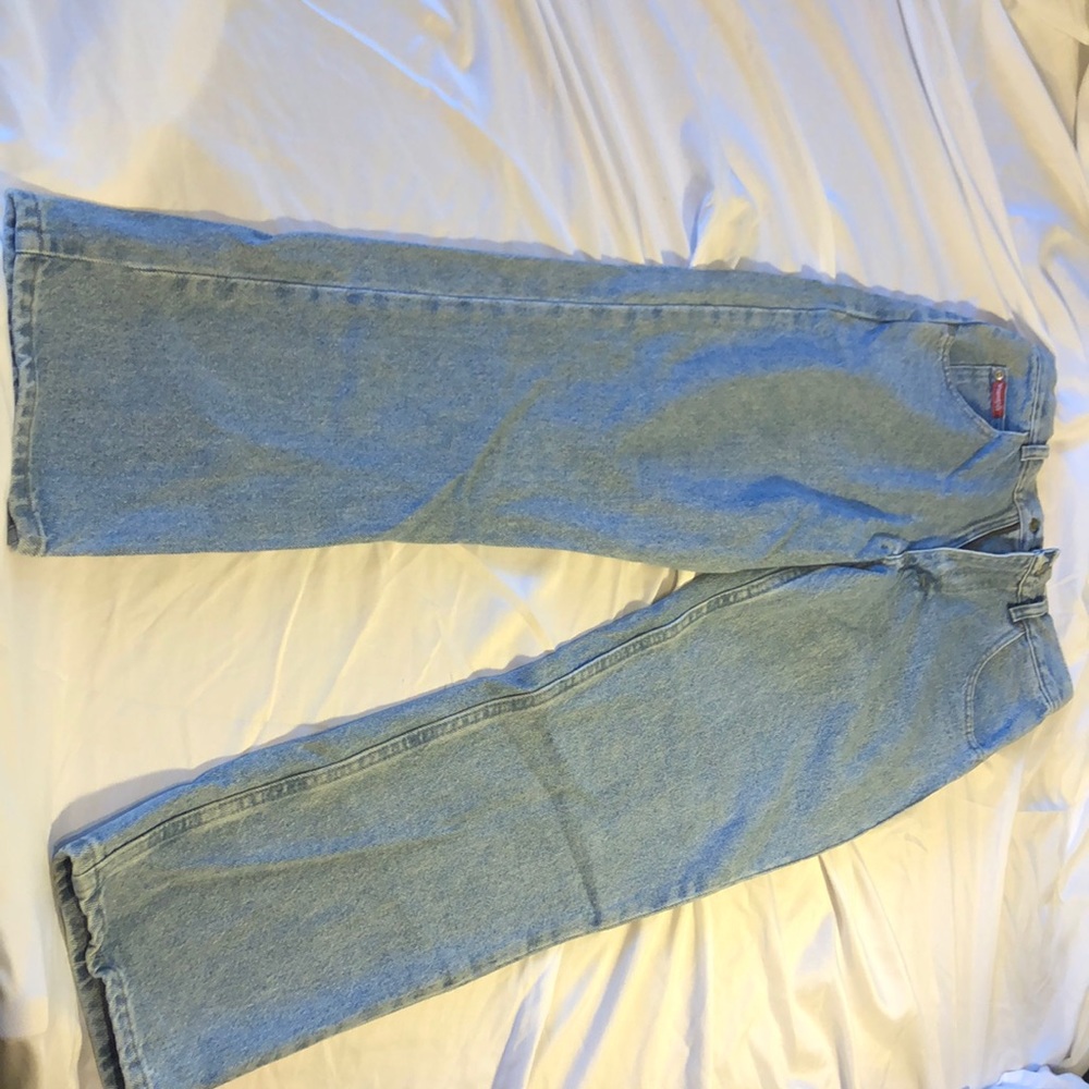 Wrangler light blue jeans